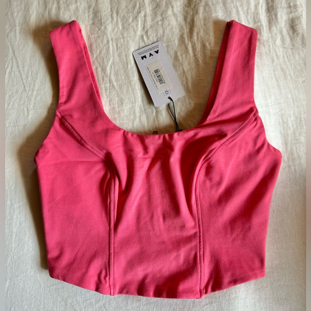 AYM Studio Corset Top - Bubblegum Pink